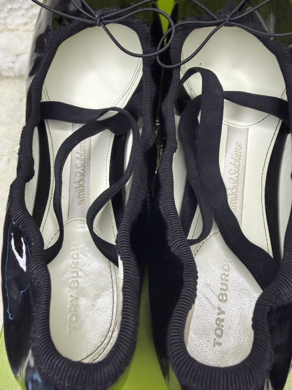 Tory Burch Peep-Toe Mary Jane Ballet - Picture 5 of 10